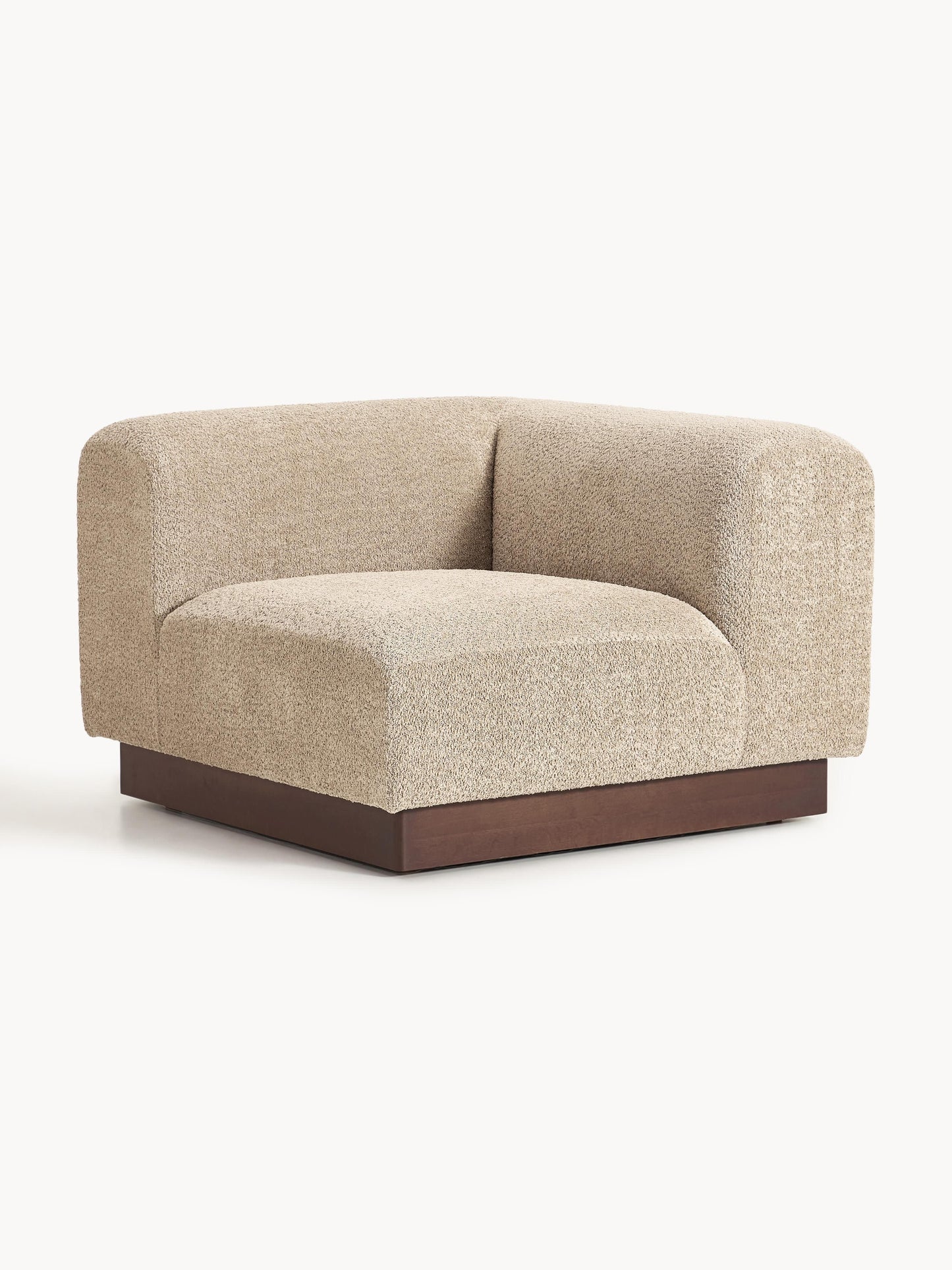 Eckmodul Natalie aus Teddy-Bouclé