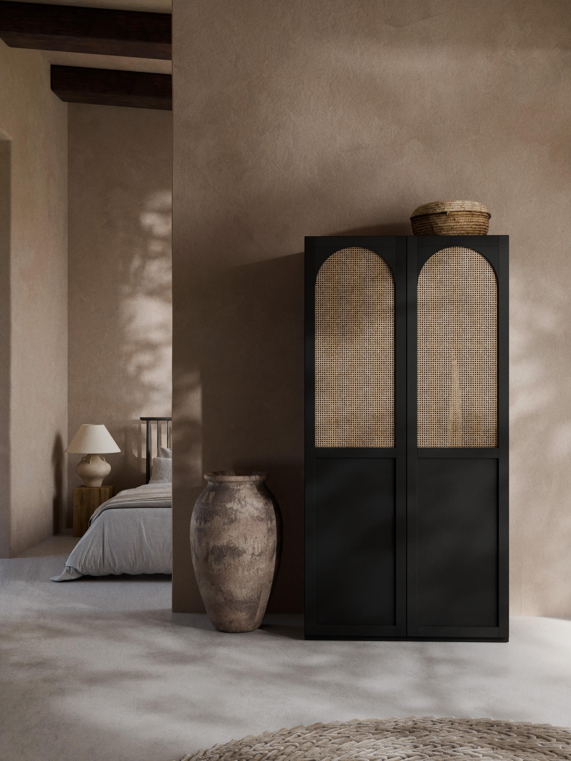 Modularer Drehtürenschrank Jeanne, 100 cm Breite, in verschiedenen Größen