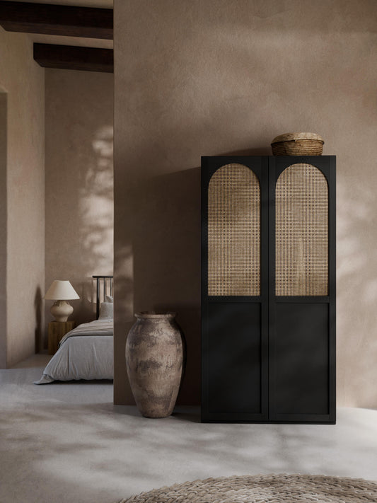 Modularer Drehtürenschrank Jeanne, 100 cm Breite, in verschiedenen Größen