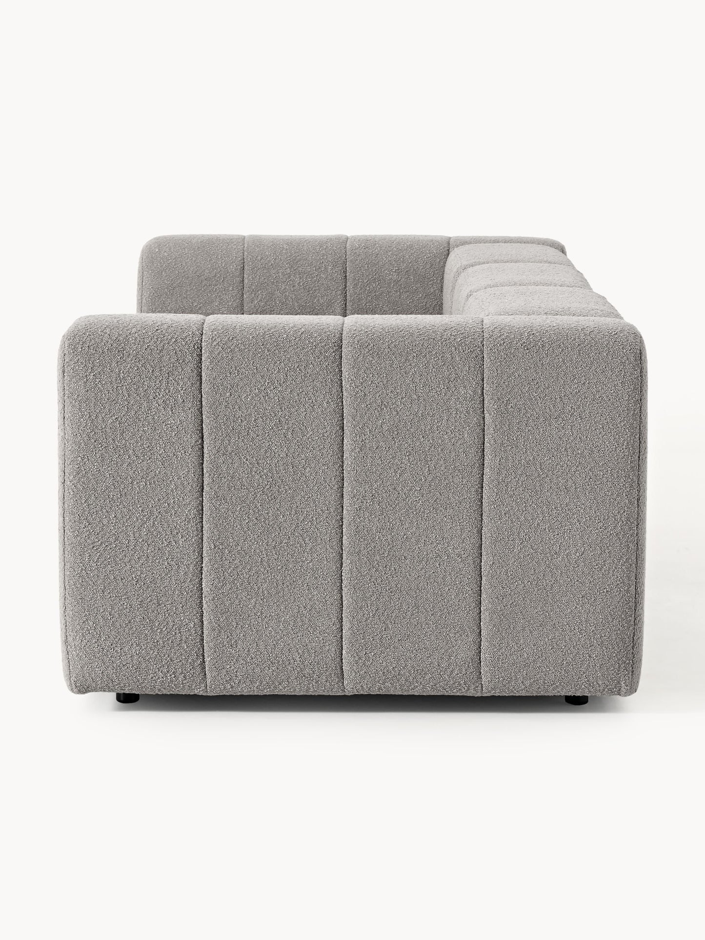 Modulares Bouclé-Sofa Lena (4-Sitzer)
