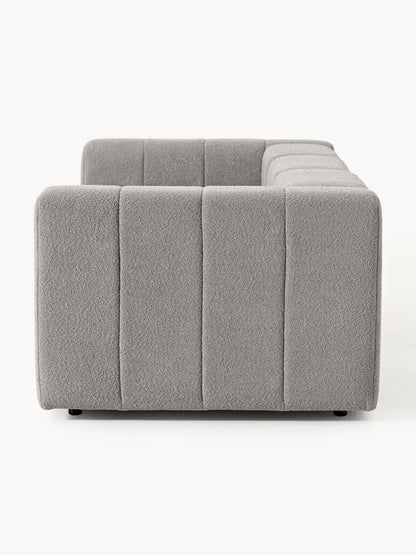 Modulares Bouclé-Sofa Lena (4-Sitzer)