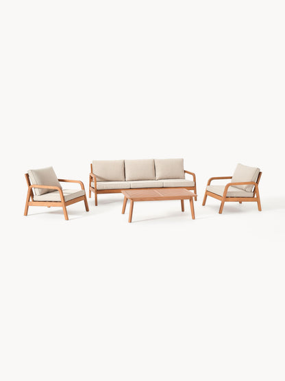 Galeriebild 1 - Garten-Lounge-Set Bergen aus Eukalyptusholz