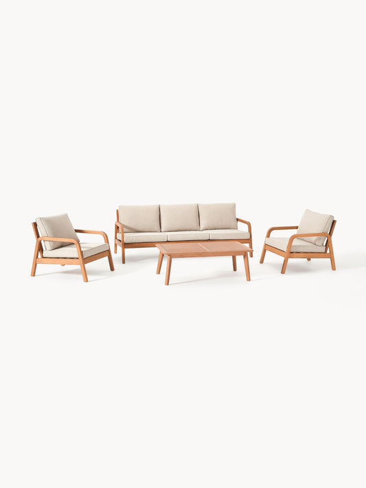 Galeriebild 1 - Garten-Lounge-Set Bergen aus Eukalyptusholz