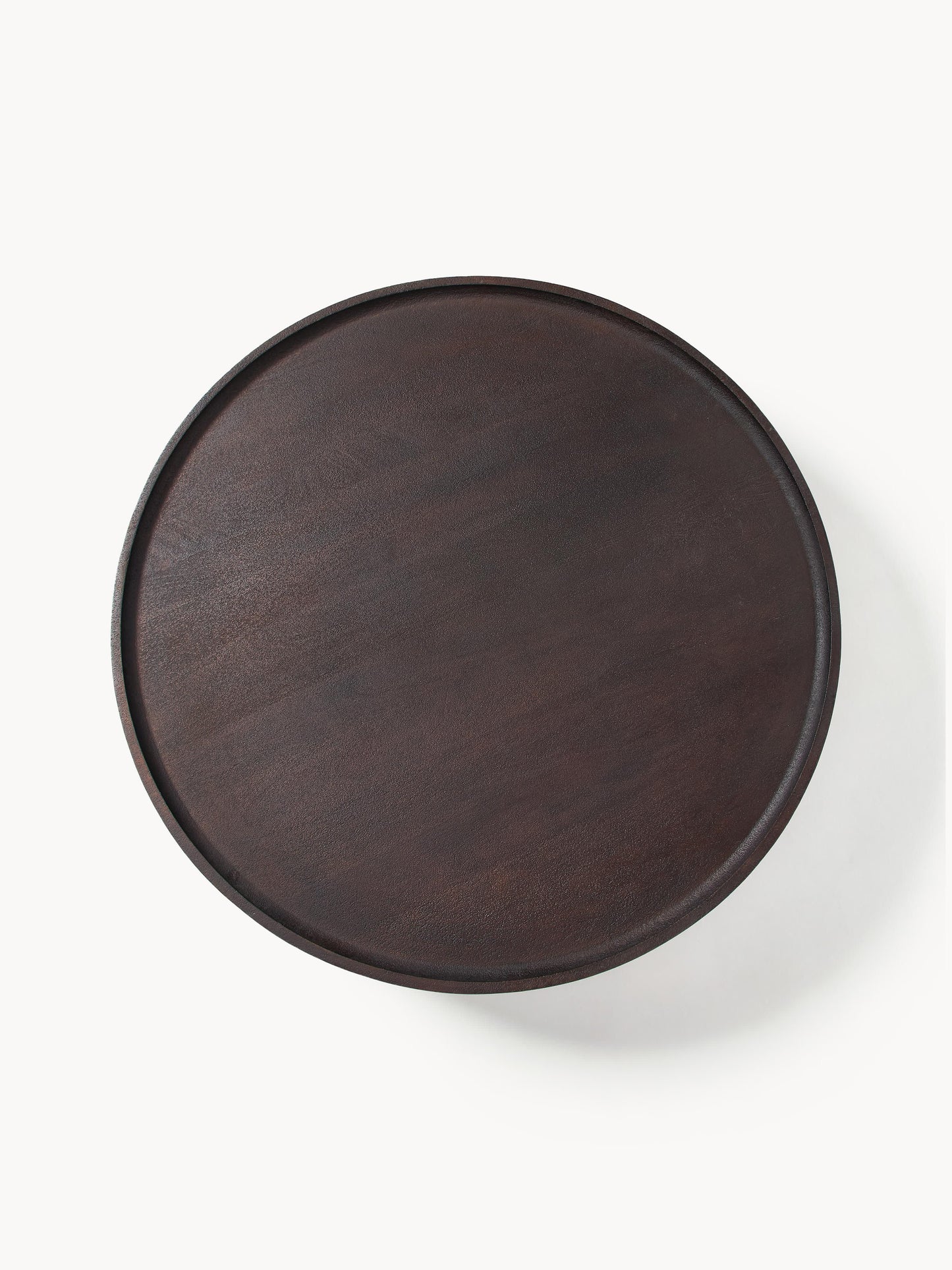 Runder XL Couchtisch Benno aus Mangoholz