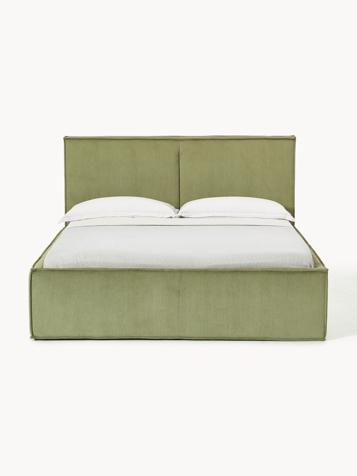 Cord-Polsterbett Dream mit Stauraum