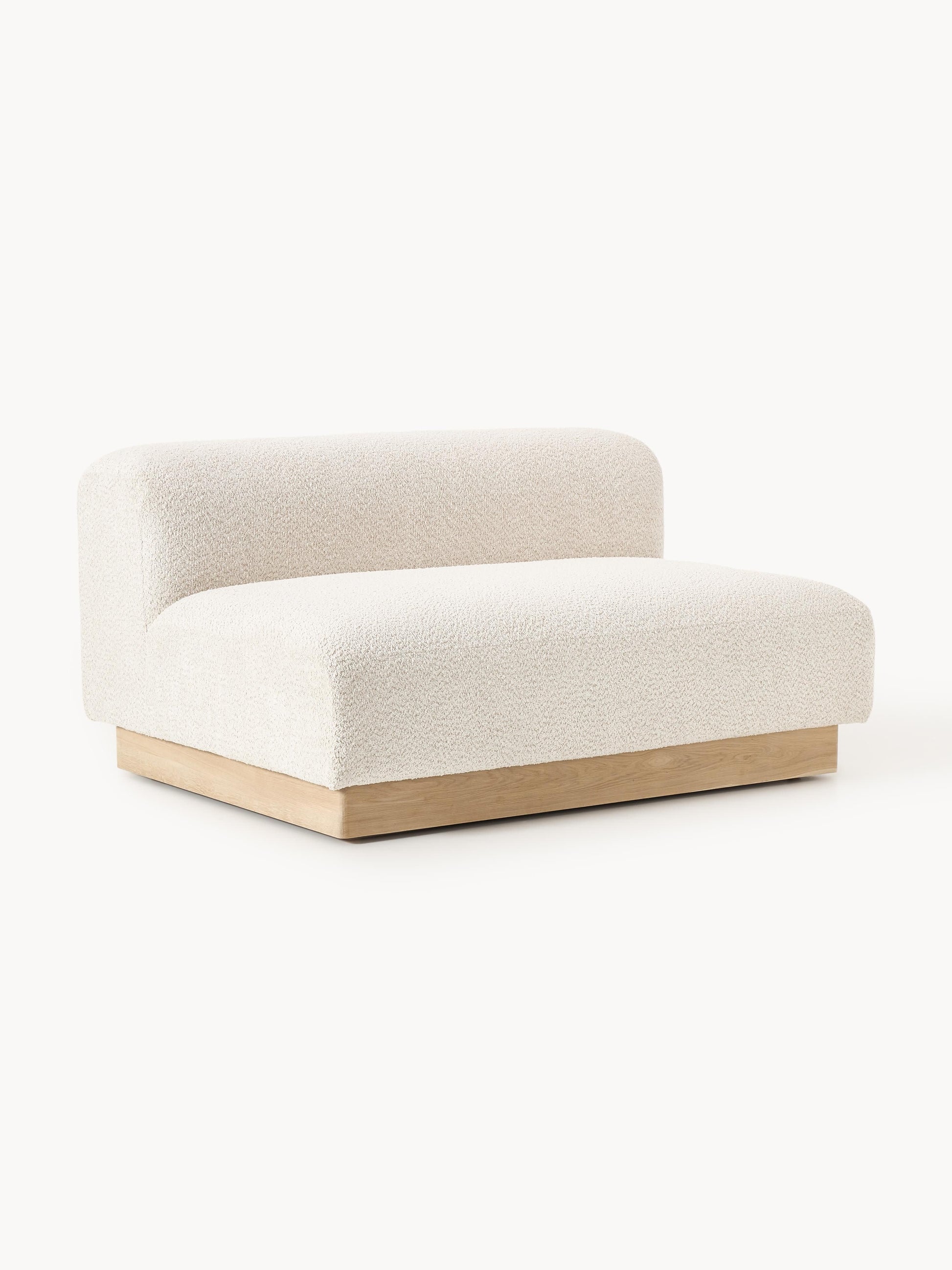 Sofa Natalie (2-Sitzer) aus Teddy-Bouclé