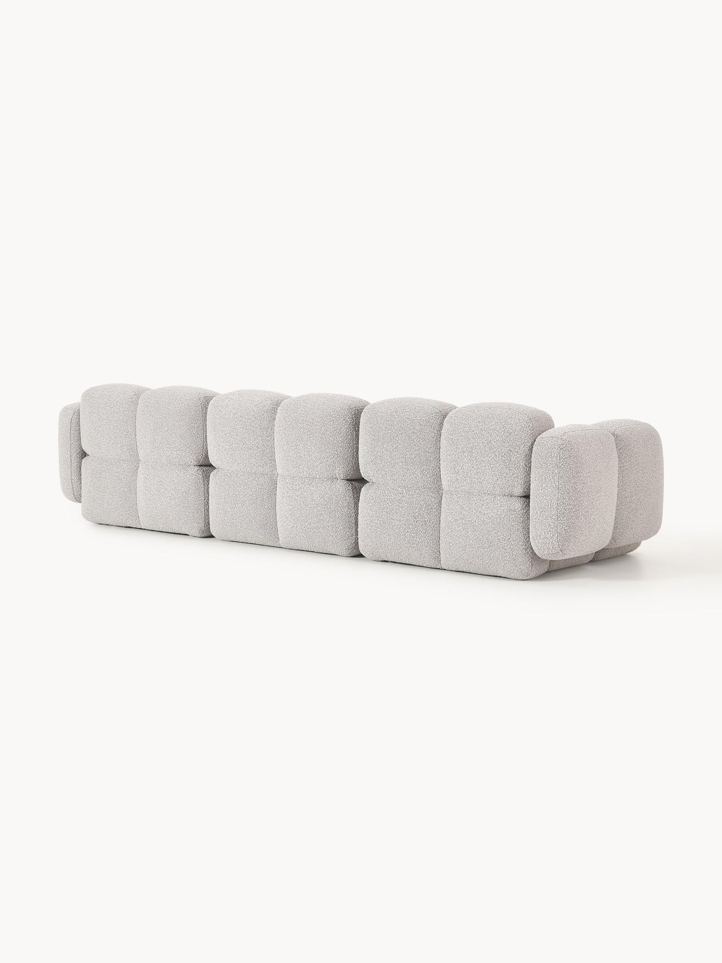 Modulares Sofa Tayla (4-Sitzer) aus Bouclé