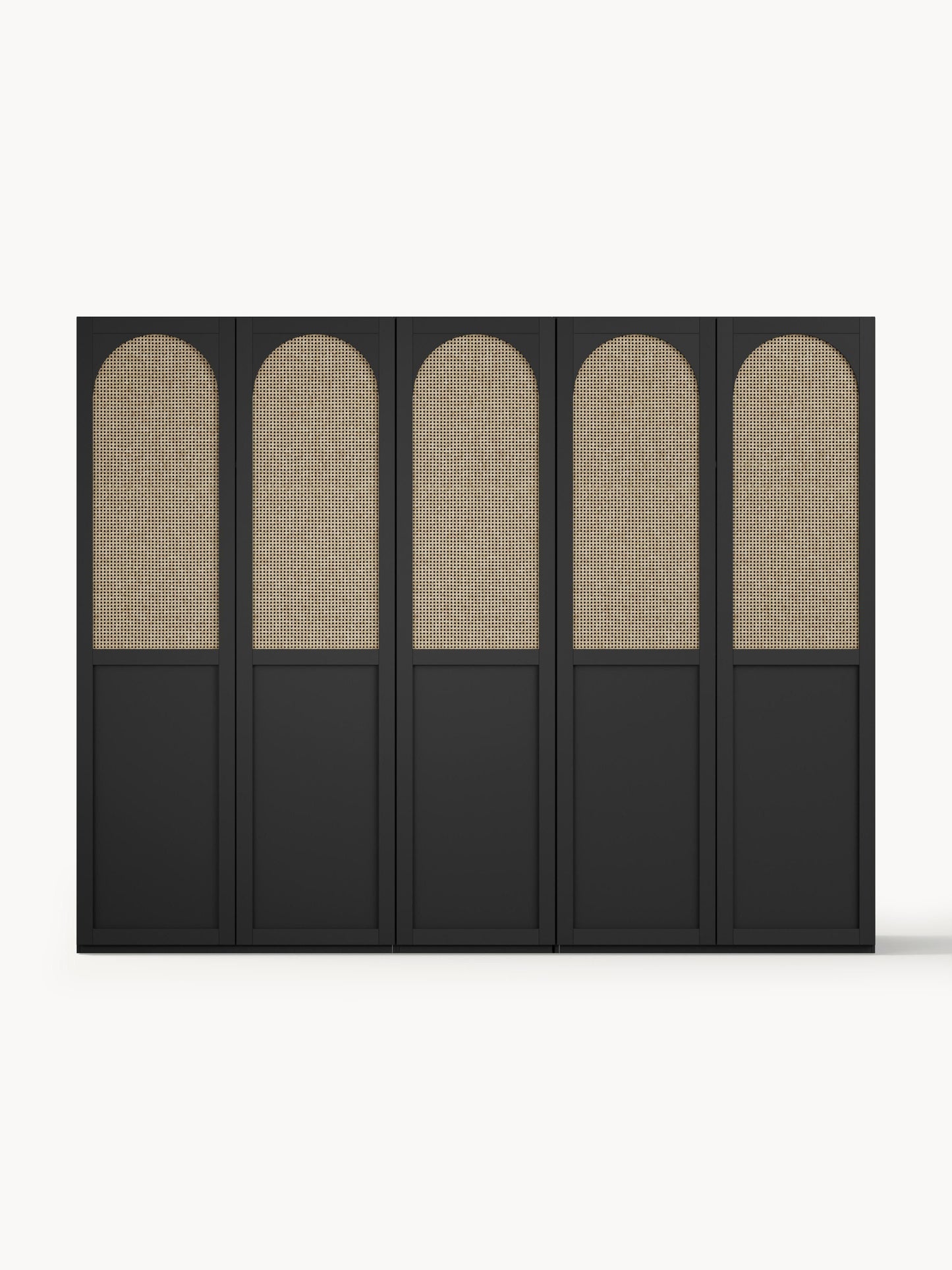 Modularer Drehtürenschrank Jeanne, 250 cm Breite, in verschiedenen Größen