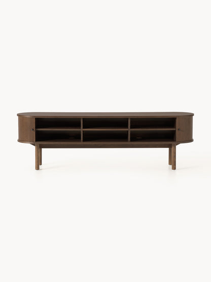 TV-Board Calary mit geriffelter Front