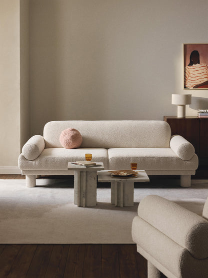 Bouclé-Sofa Lilo (3-Sitzer)