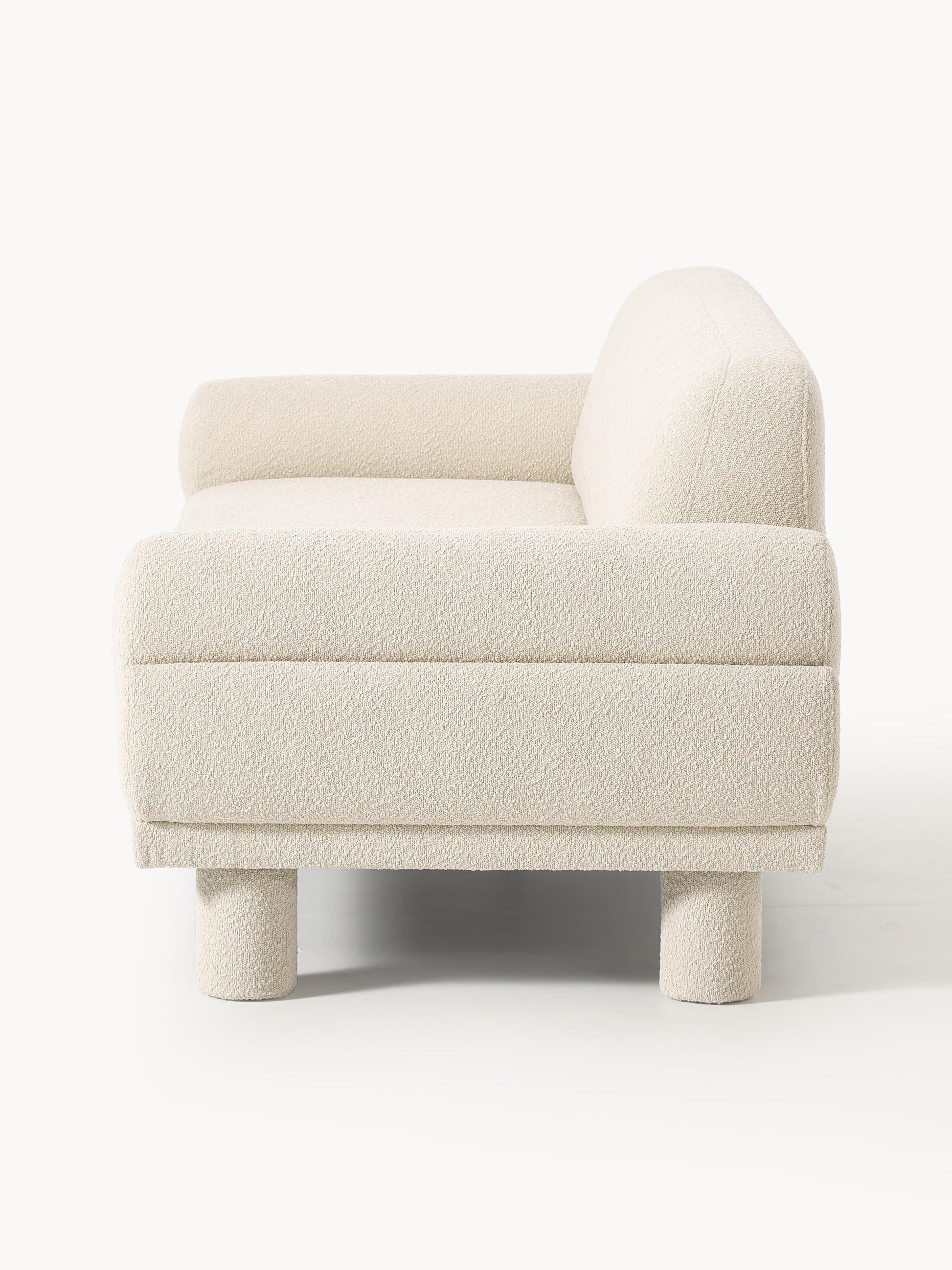 Bouclé-Sofa Lilo (3-Sitzer)