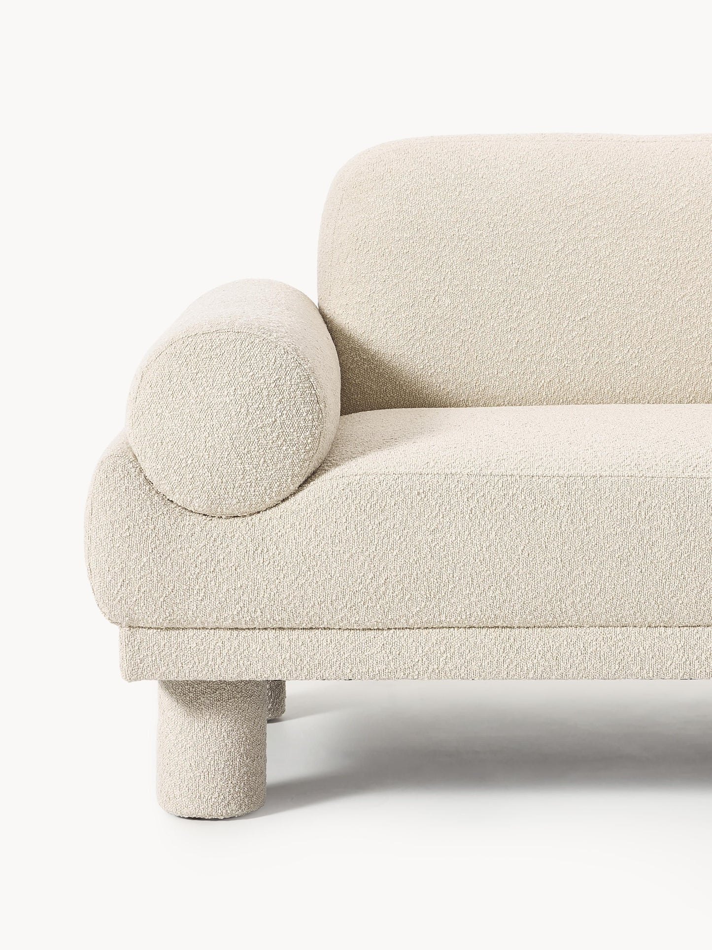 Bouclé-Sofa Lilo (3-Sitzer)