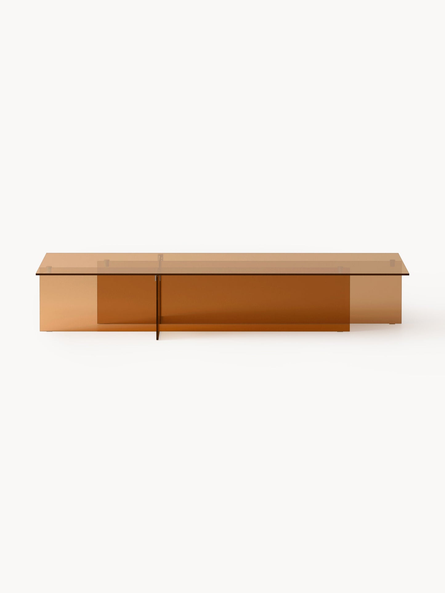 Großer Glas-Couchtisch Anouk, B 160 cm