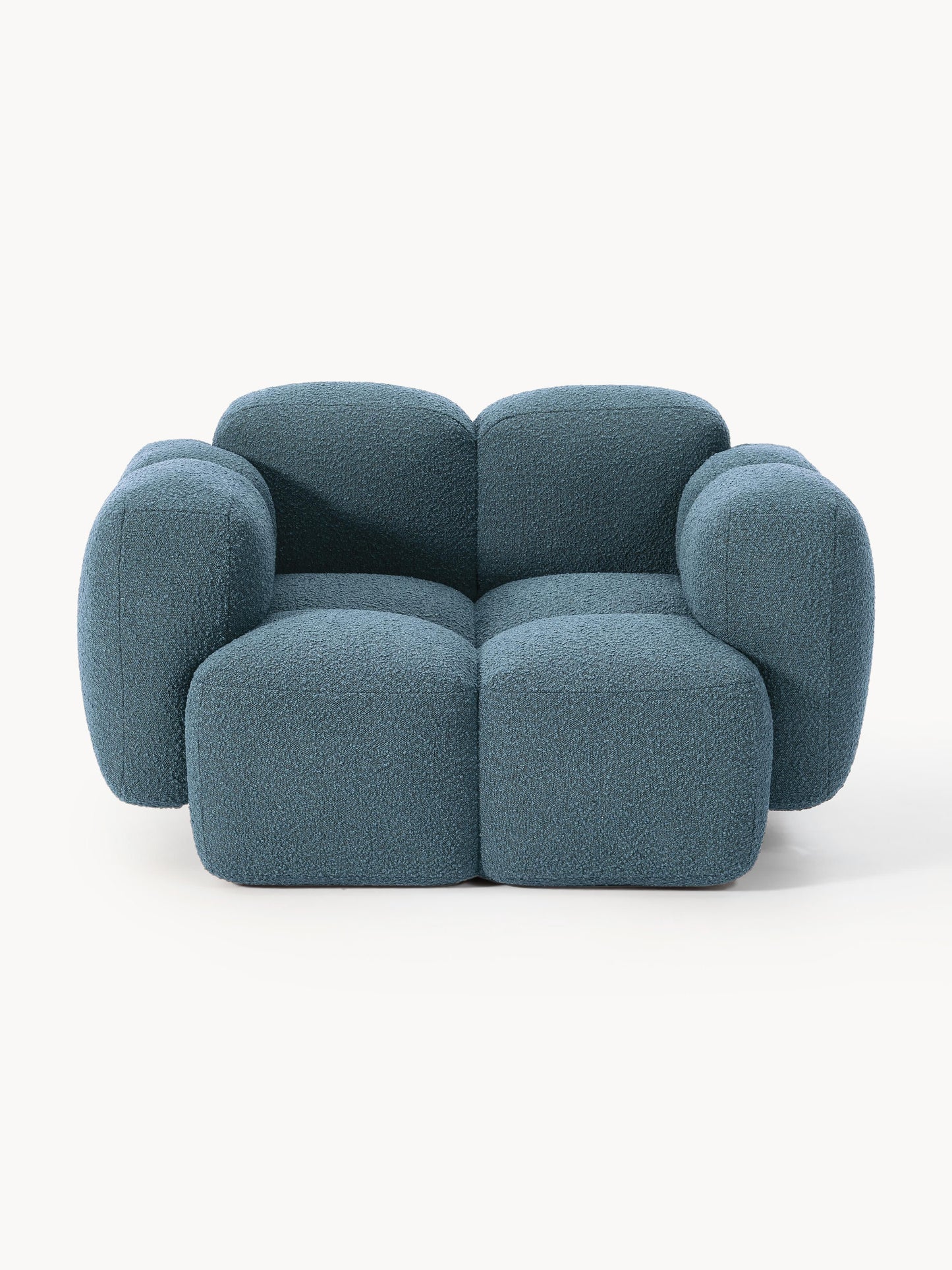 Loungesessel Tayla aus Bouclé