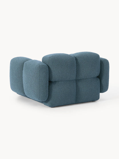 Loungesessel Tayla aus Bouclé