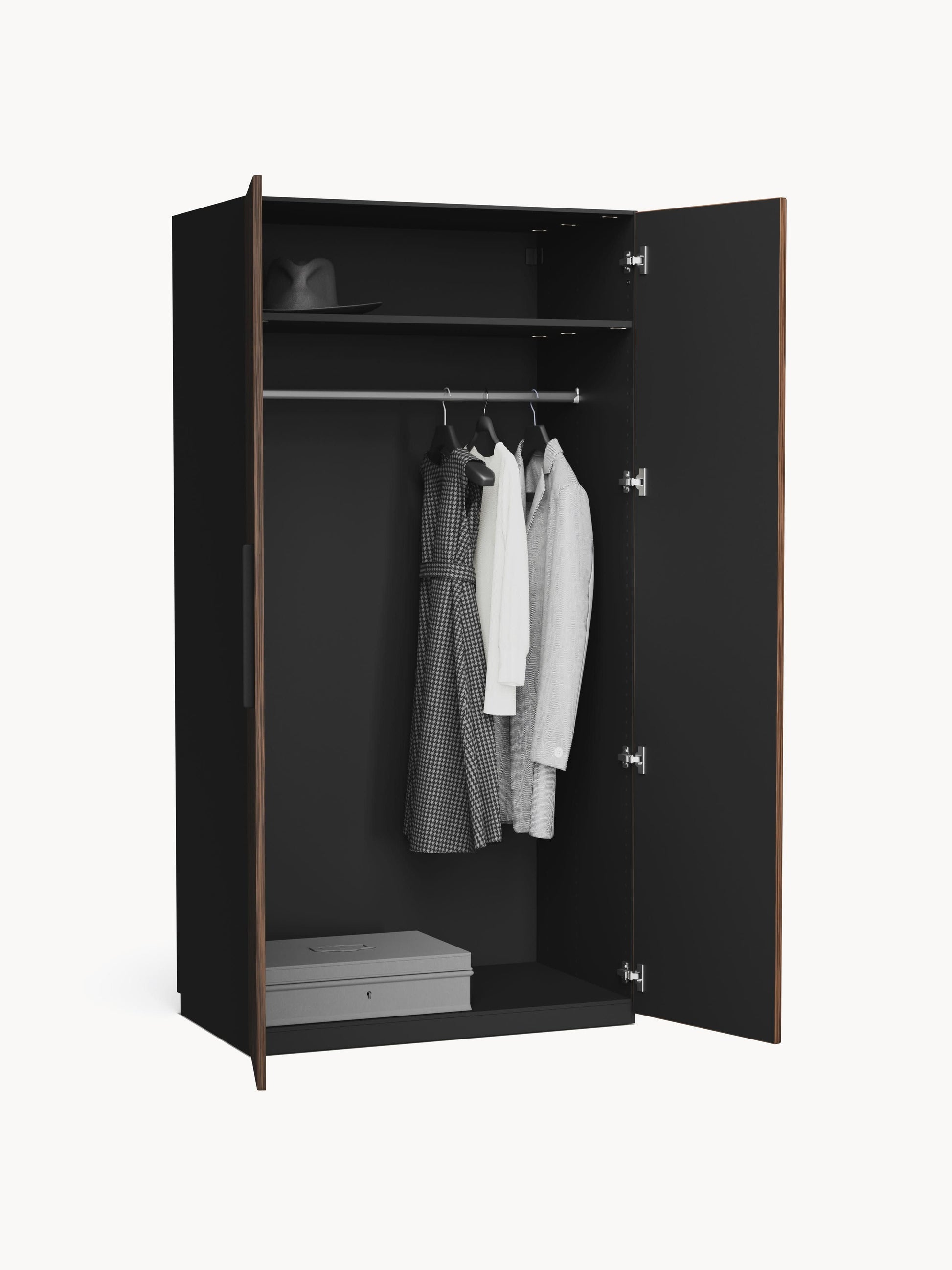 Modularer Drehtürenschrank Simone, 100 cm Breite, in verschiedenen Größen