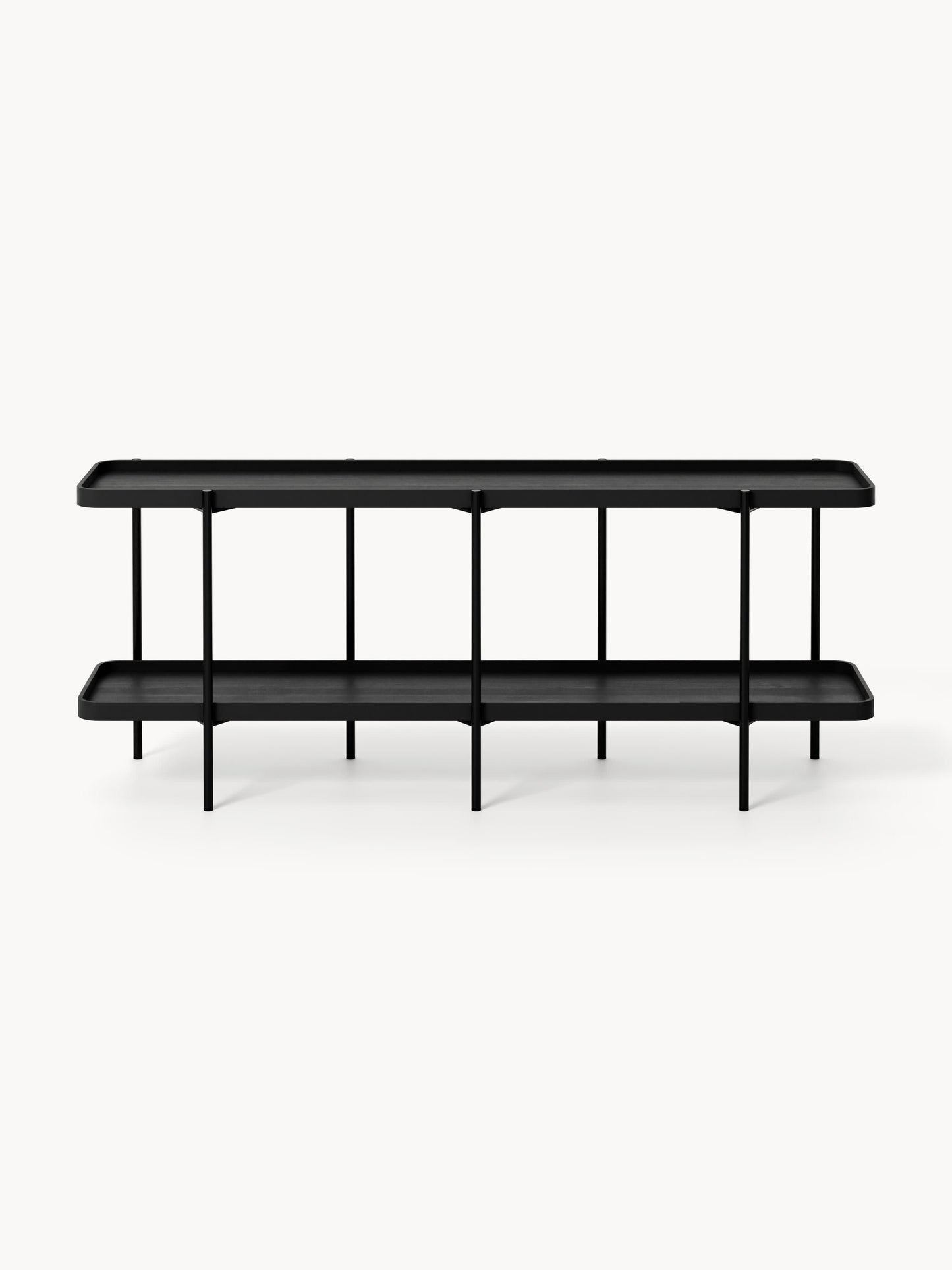 Niedriges Holz-Regal Renee