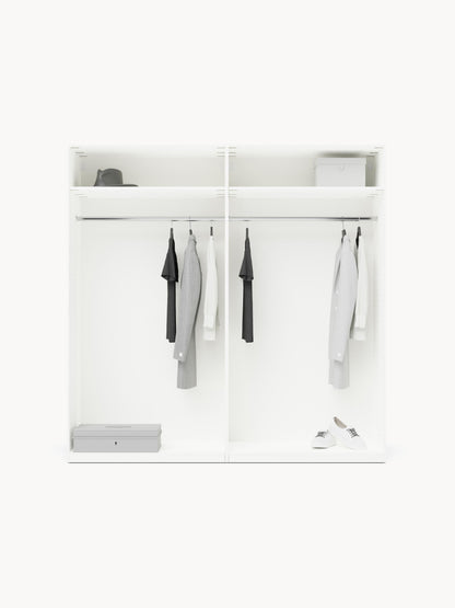 Modularer Drehtürenschrank Leon, 200 cm Breite, in verschiedenen Größen