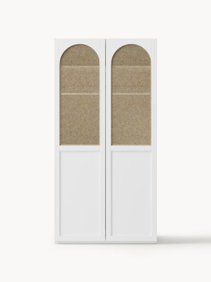 Modularer Drehtürenschrank Jeanne, 100 cm Breite, in verschiedenen Größen