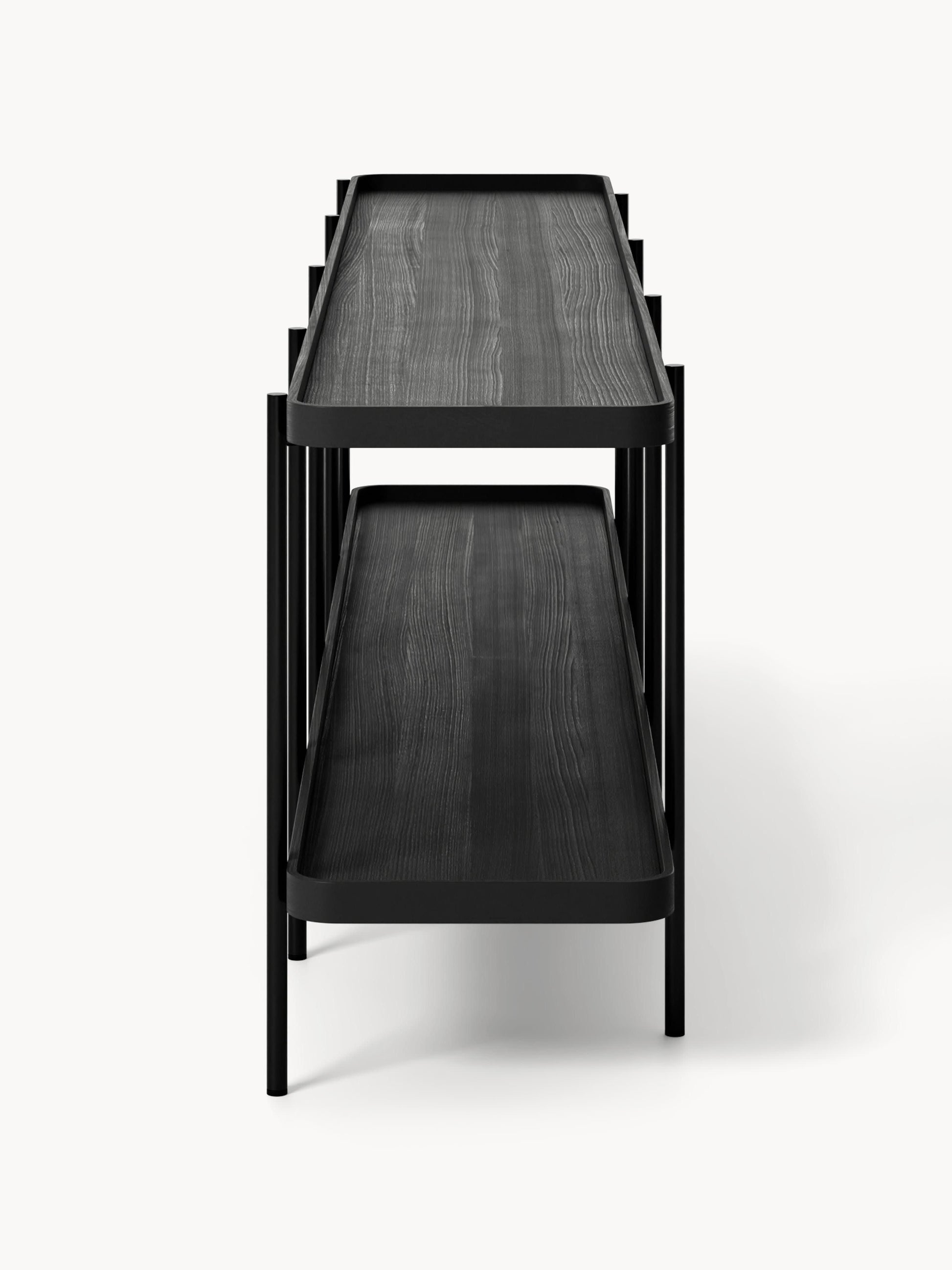 Niedriges Holz-Regal Renee