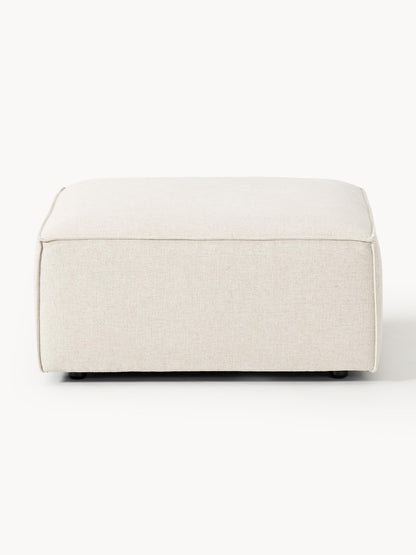 Sofa-Hocker Lennon aus Leinen-Mix