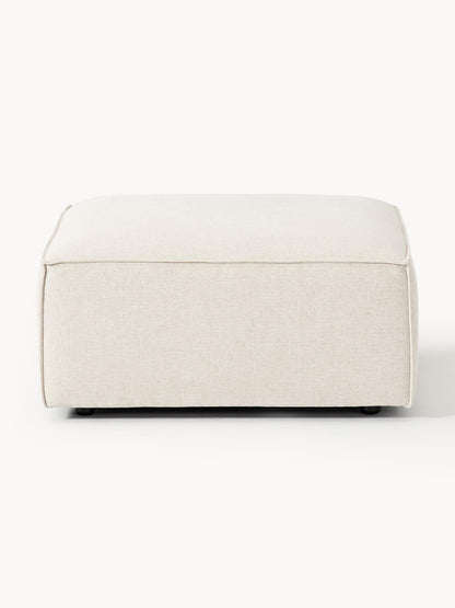 Sofa-Hocker Lennon aus Leinen-Mix