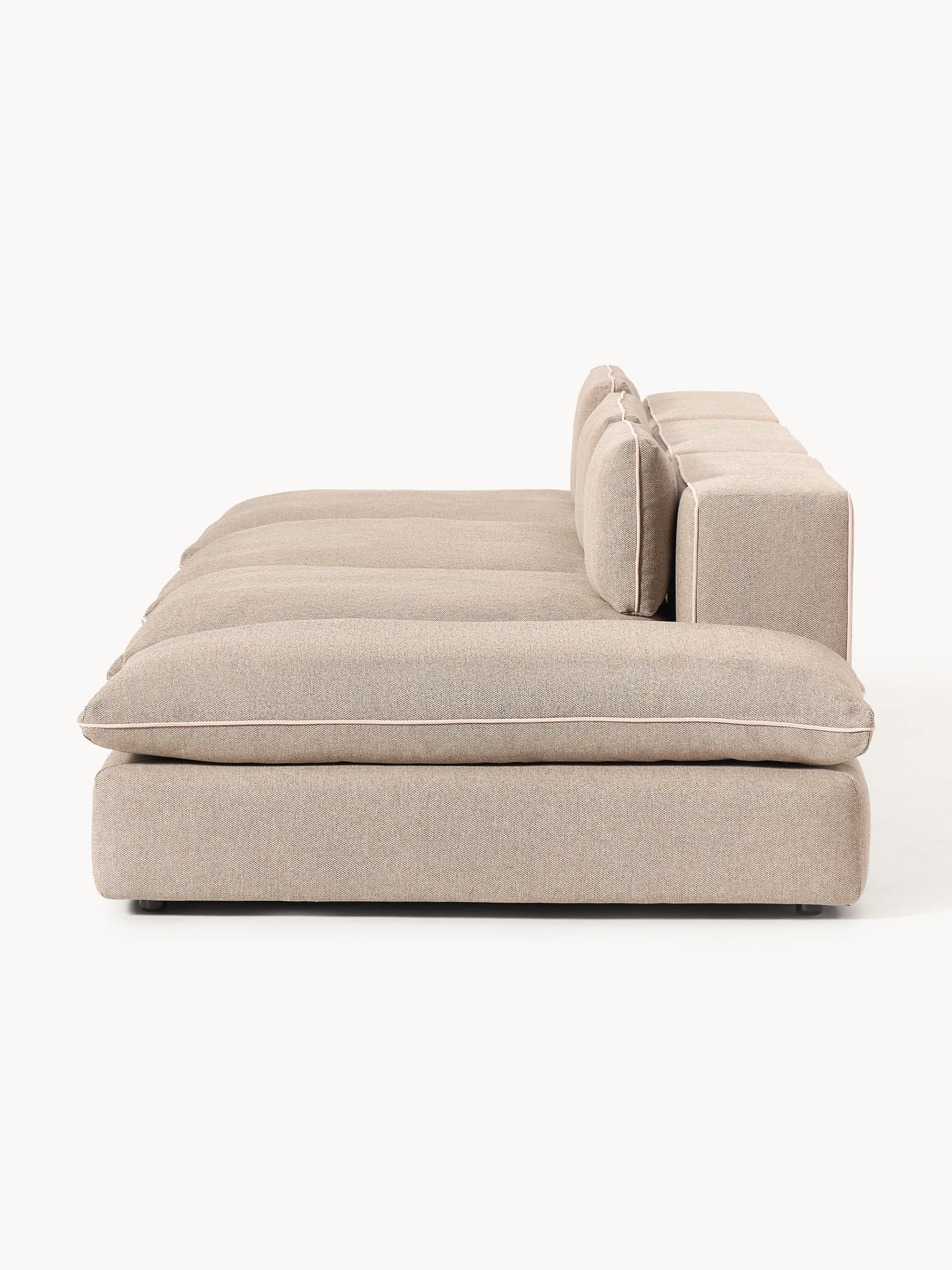 Modulares XL-Sofa Felix (3-Sitzer) mit Hocker
