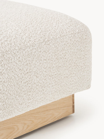 Sofa-Hocker Natalie aus Teddy-Bouclé