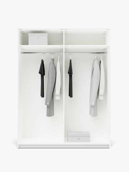 Modularer Schwebetürenschrank Charlotte, 150 cm Breite, in verschiedenen Größen
