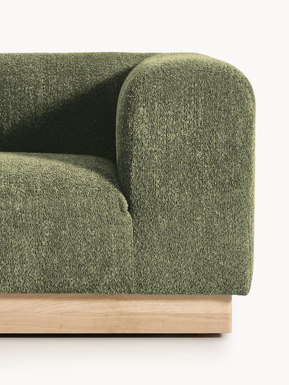 Eckmodul Natalie aus Teddy-Bouclé