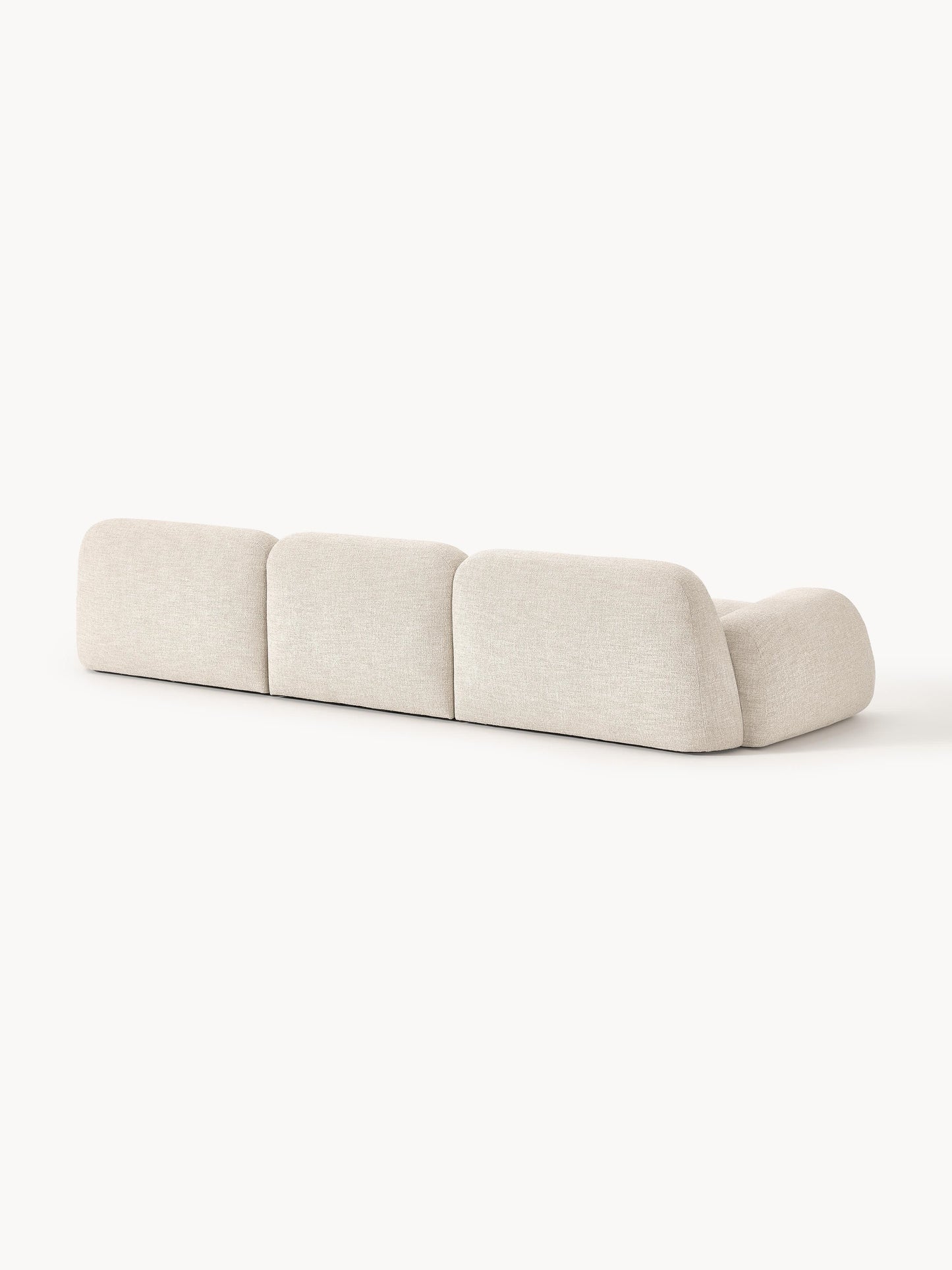 Modulares Bouclé-Sofa Wolke (4-Sitzer)