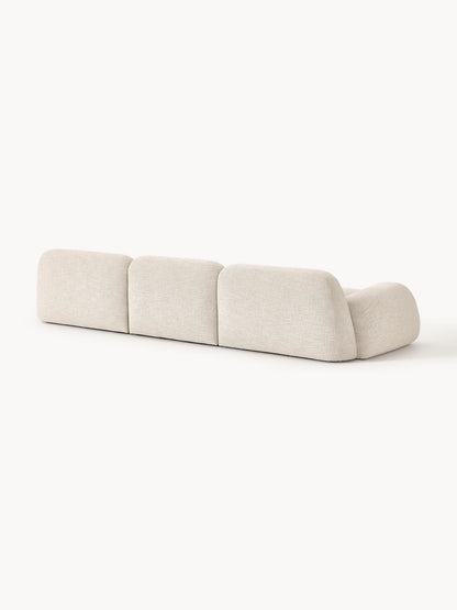 Modulares Bouclé-Sofa Wolke (4-Sitzer)