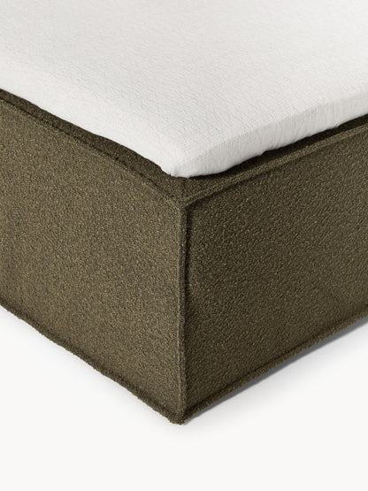 Bouclé-Boxspringbett Lennon