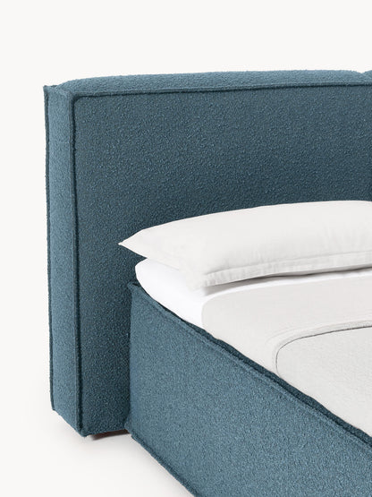 Bouclé-Boxspringbett Lennon