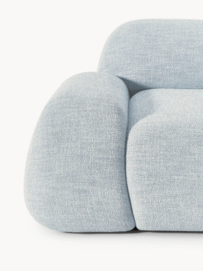 Modulares Bouclé-Sofa Wolke (3-Sitzer)