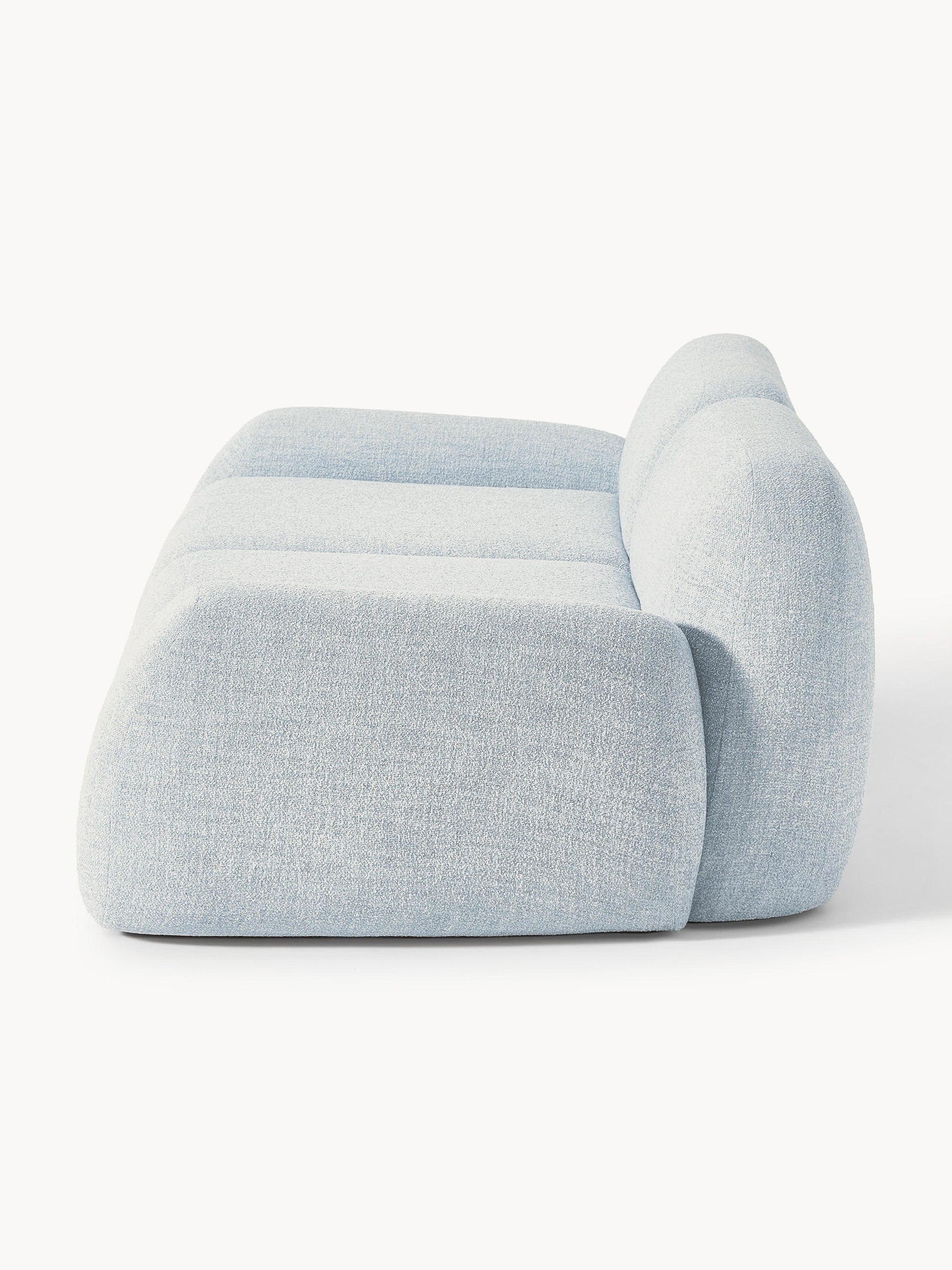 Modulares Bouclé-Sofa Wolke (3-Sitzer)