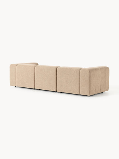 Modulares Bouclé-Sofa Lena (4-Sitzer)