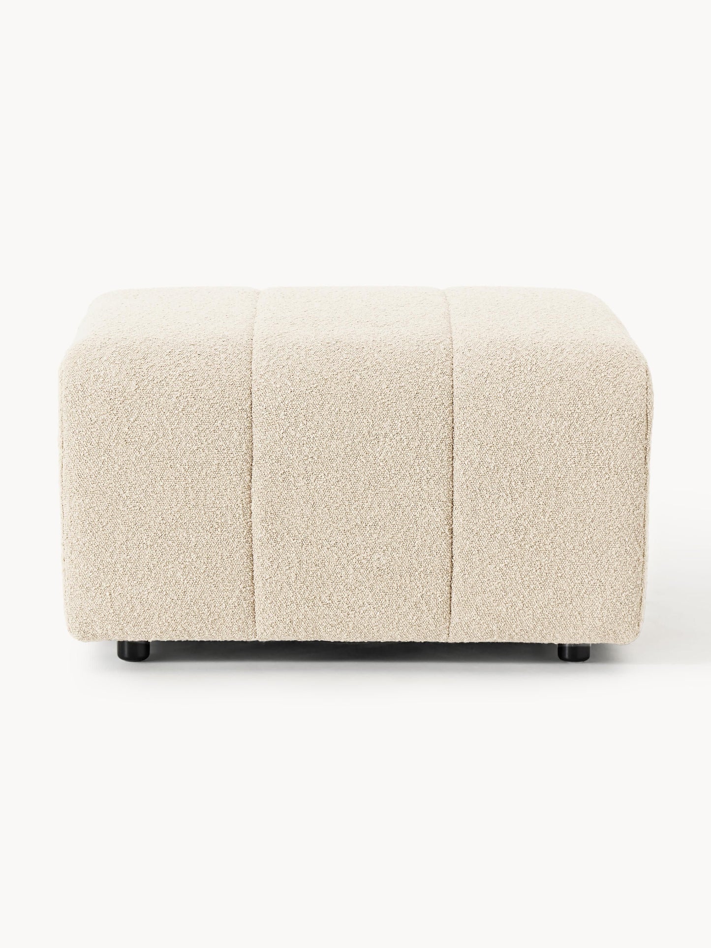 Bouclé-Sofa-Hocker Lena
