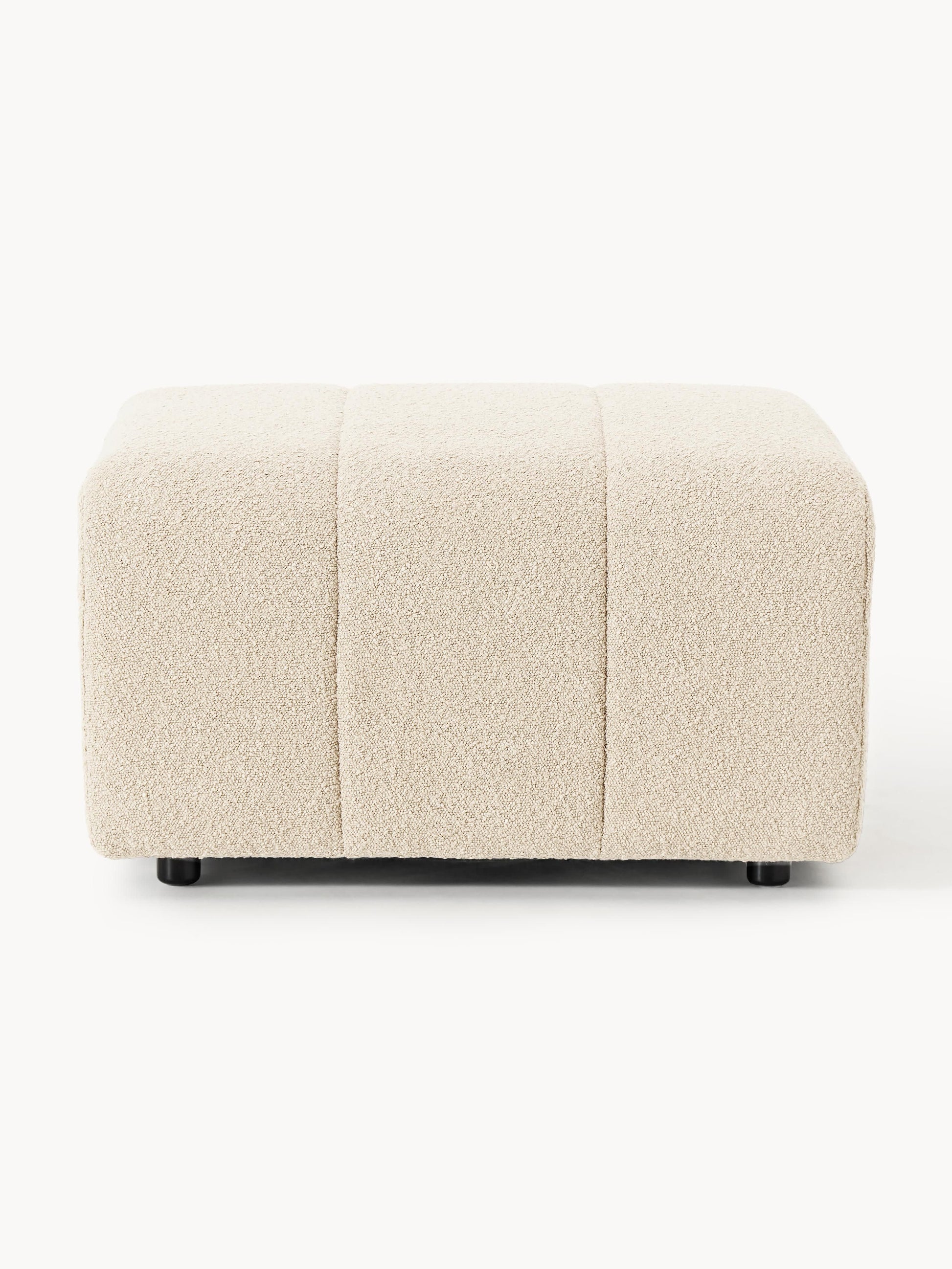 Bouclé-Sofa-Hocker Lena