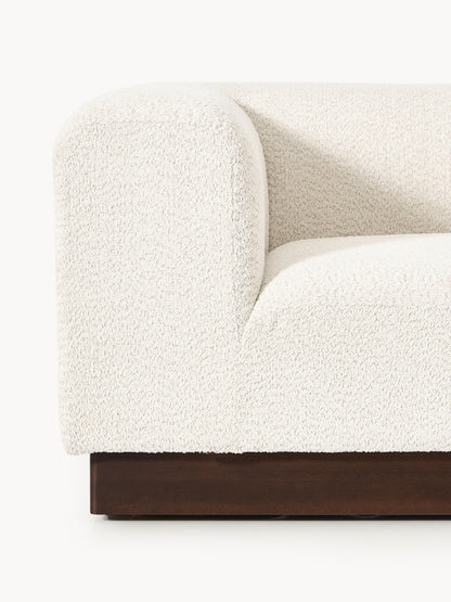 Modulares Sofa Natalie (3-Sitzer) aus Teddy-Bouclé