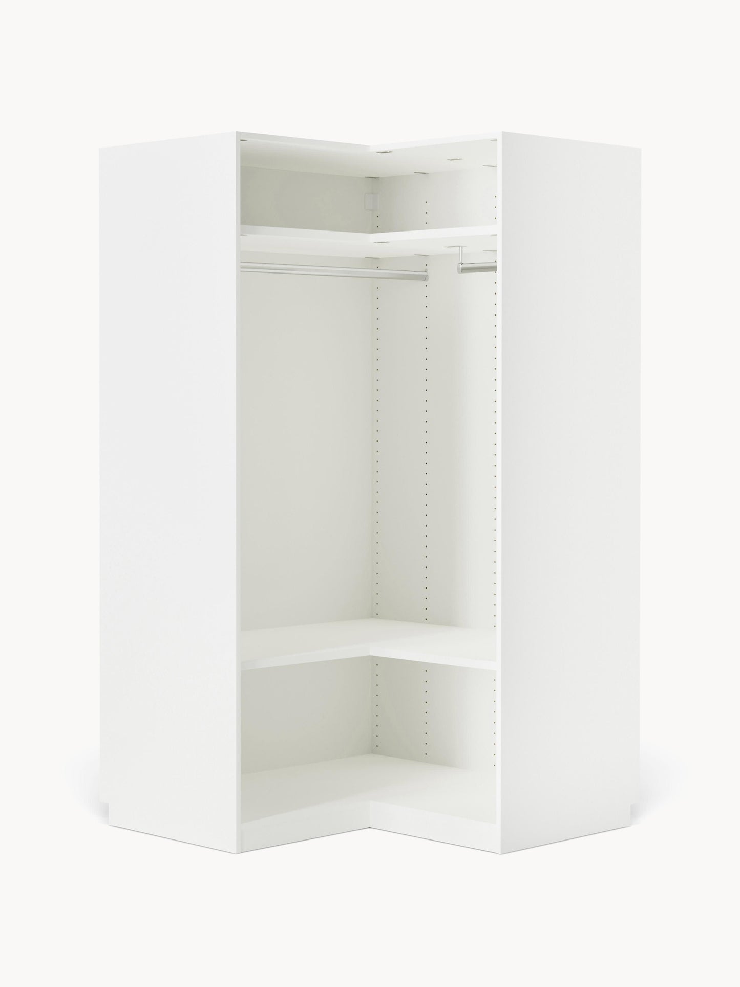 Modularer Eck-Kleiderschrank Charlotte, 115 cm Breite