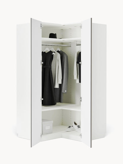 Modularer Eck-Kleiderschrank Charlotte, 115 cm Breite