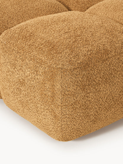Sofa-Hocker Tayla aus Teddy-Bouclé