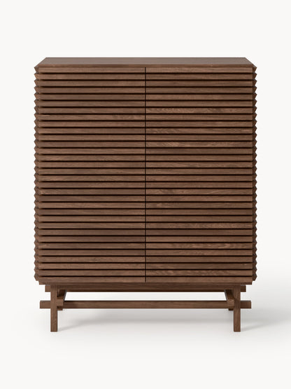 Highboard Pierce aus Eichenholz