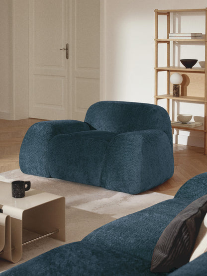 Loungesessel Wolke aus Teddy-Bouclé