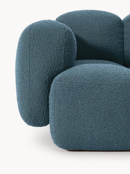 Modulares Sofa Tayla (3-Sitzer) aus Bouclé