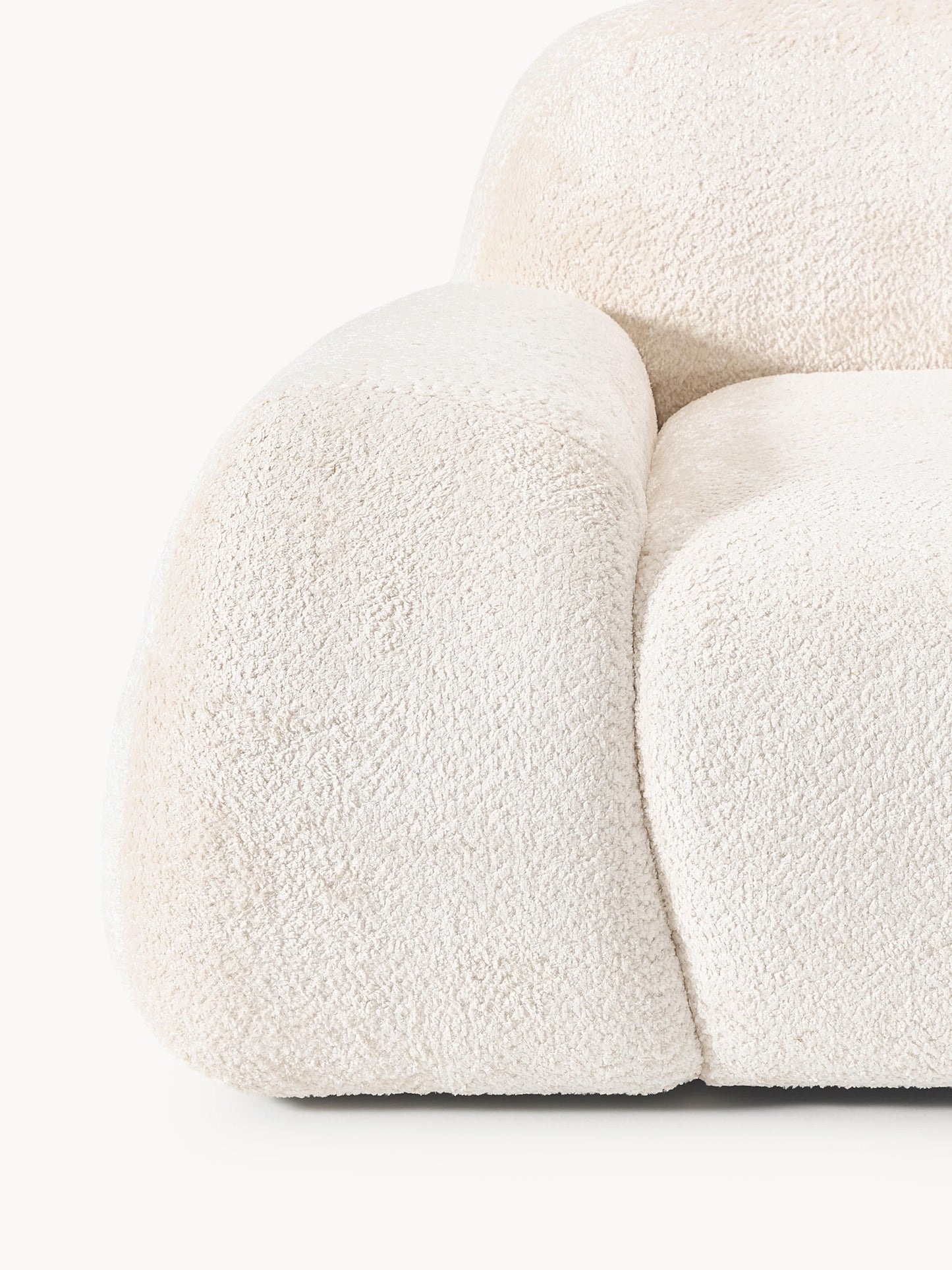 Loungesessel Wolke aus Teddy-Bouclé