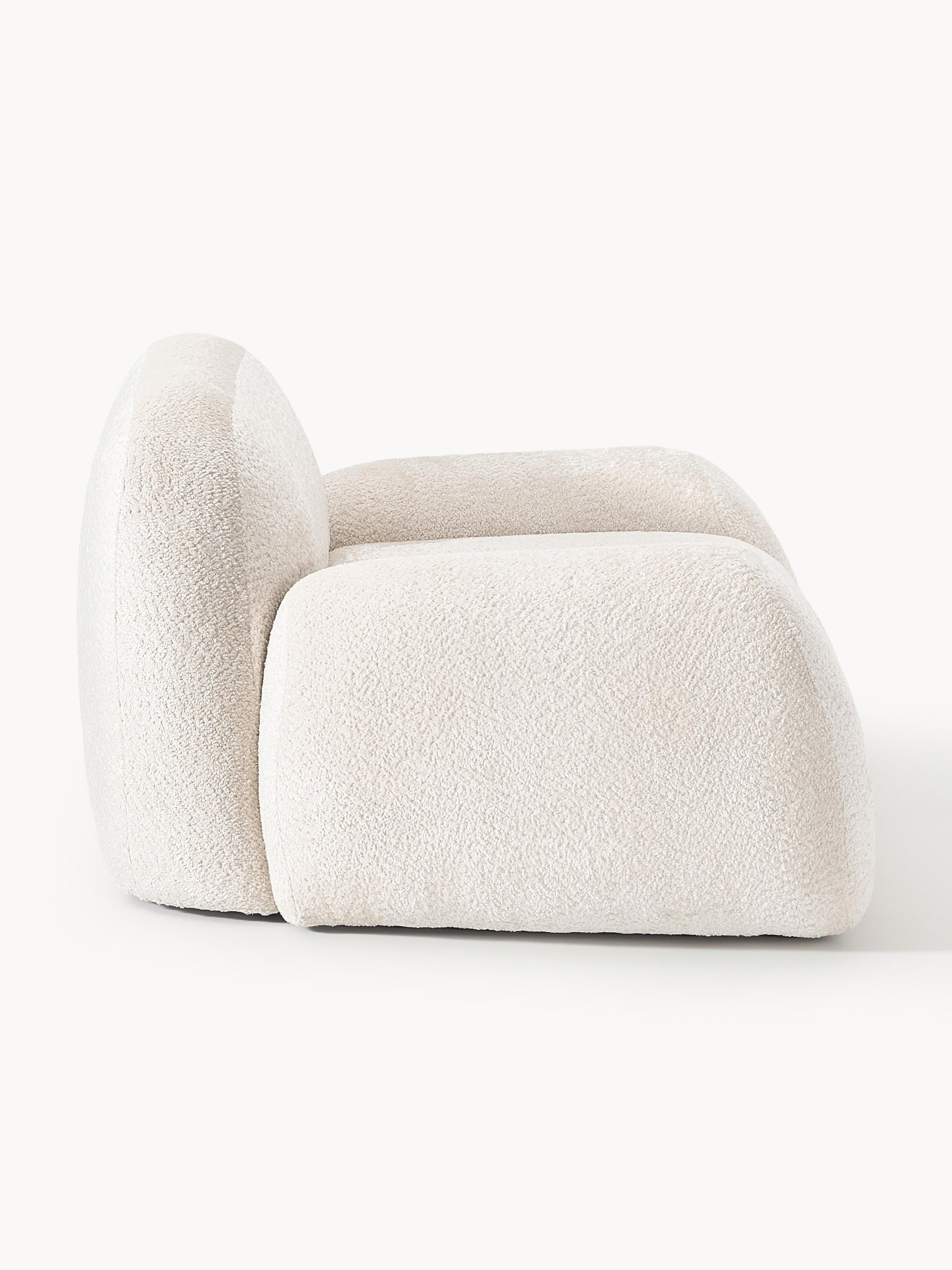 Loungesessel Wolke aus Teddy-Bouclé