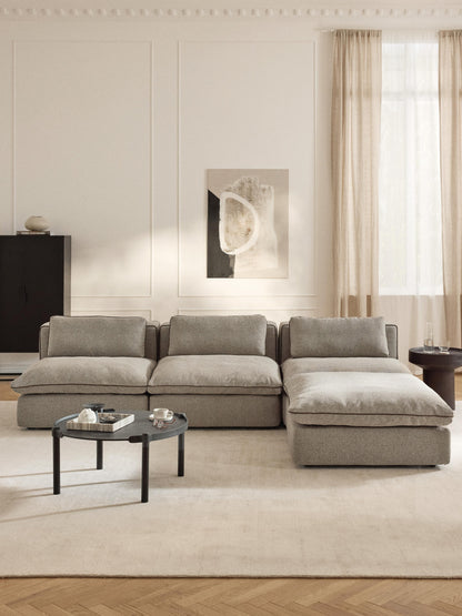 Modulares Sofa Felix mit Hocker (links/rechts)