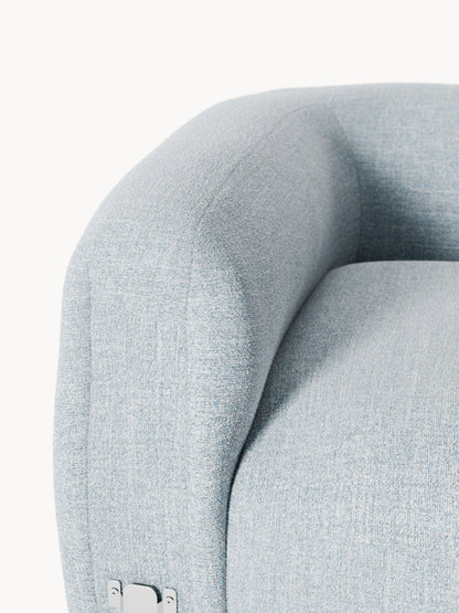 Rundes Bouclé-Eckmodul Wolke